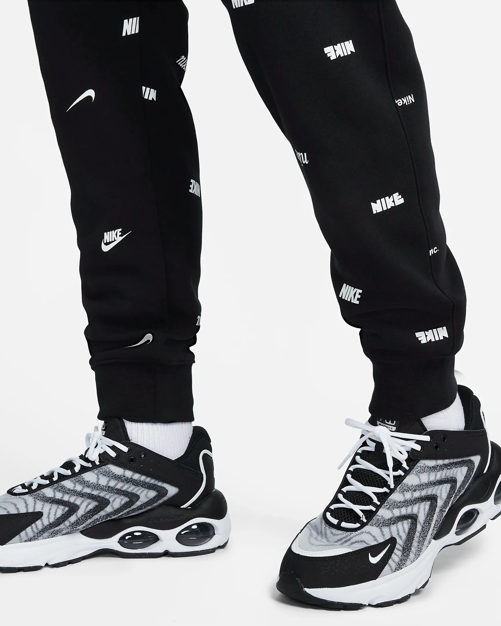 Pantalon Jogging Nike Club Fleece - Noir/Blanc