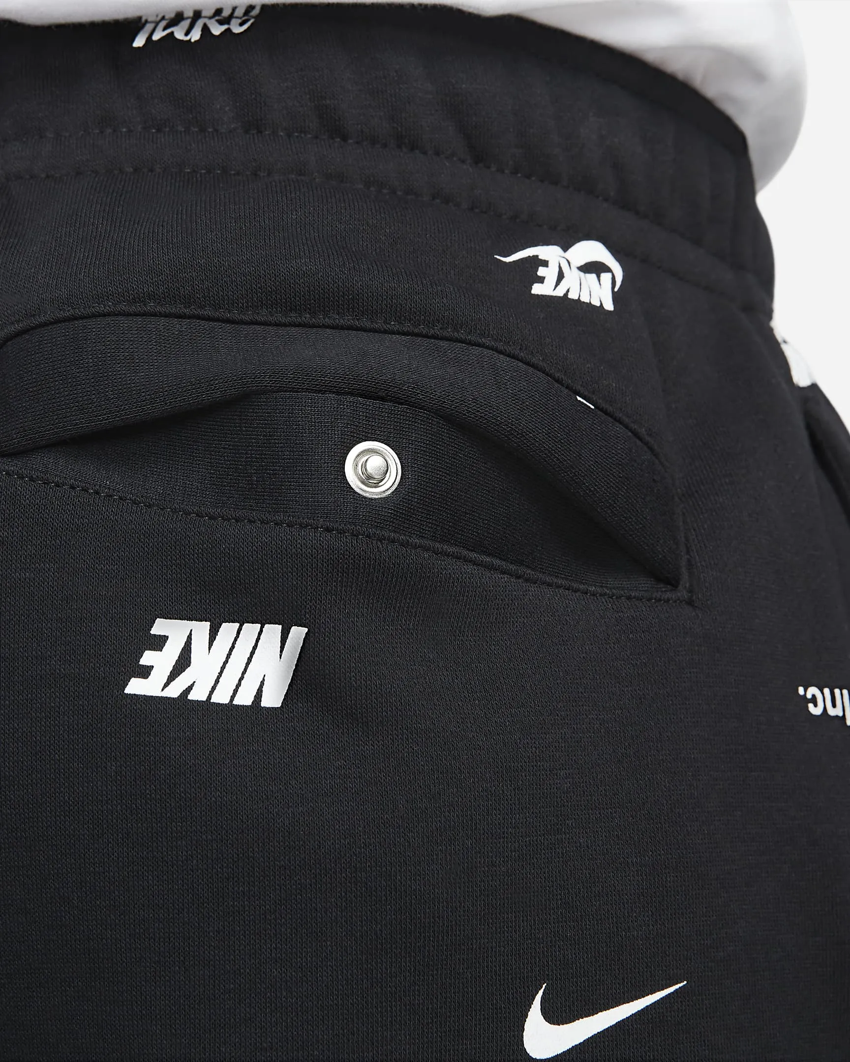Pantalon Jogging Nike Club Fleece - Noir/Blanc