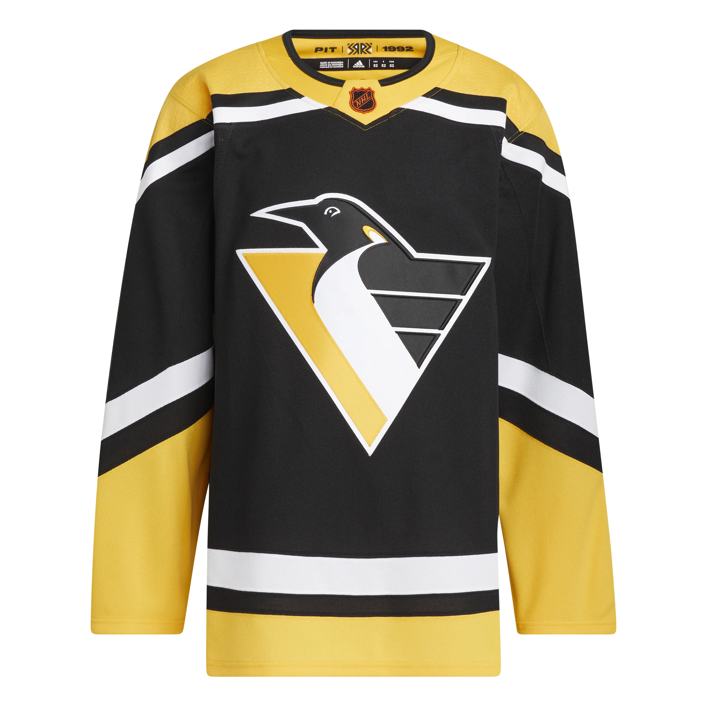 Pittsburgh Penguins Adidas Retro Reverse 2.0 Prime Green Authentic Jersey - Black