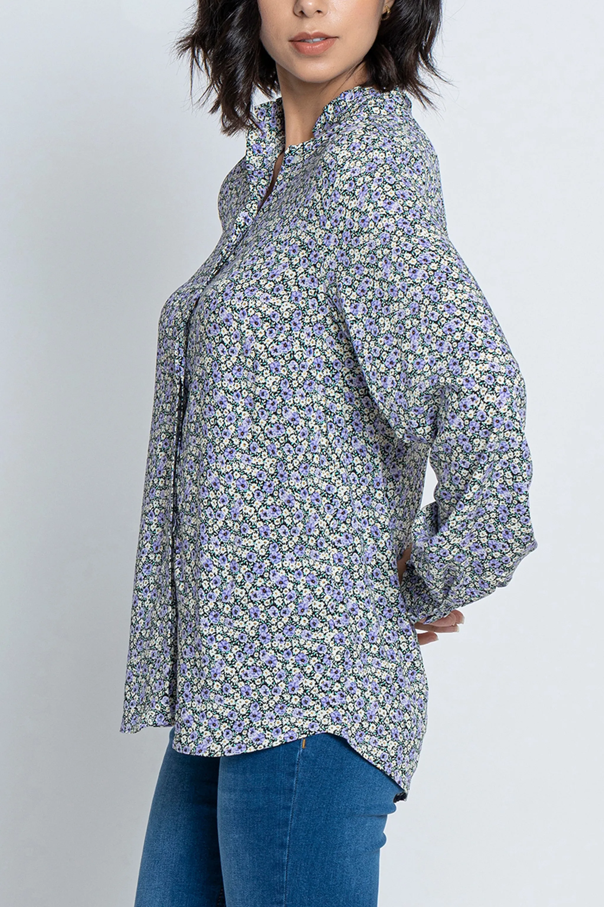 Printed Full Sleeves Blouse
