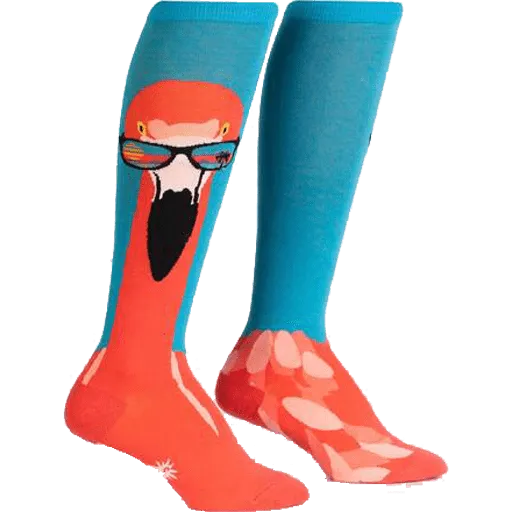 Ready To Flamingle Women's Knee High Socks