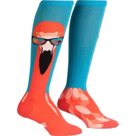 Ready To Flamingle Women's Knee High Socks