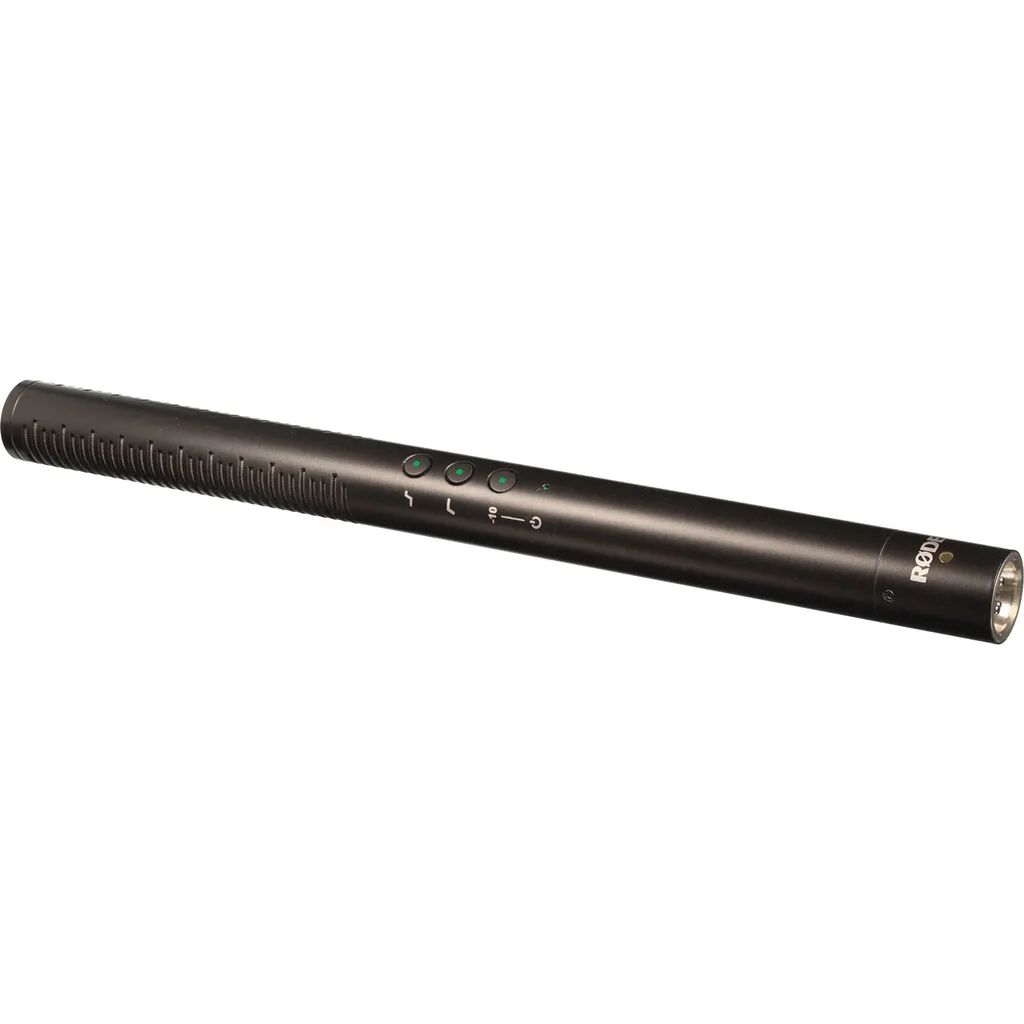 Rode NTG4  Shotgun Microphone with Digital Switches and Built-In Rechargeable Battery