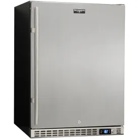Schmick SK156-SD 164L Solid Stainless Steel Door Under Bench Bar Fridge