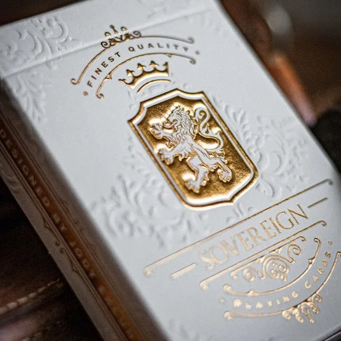 Sovereign Playing Cards Exquisite White