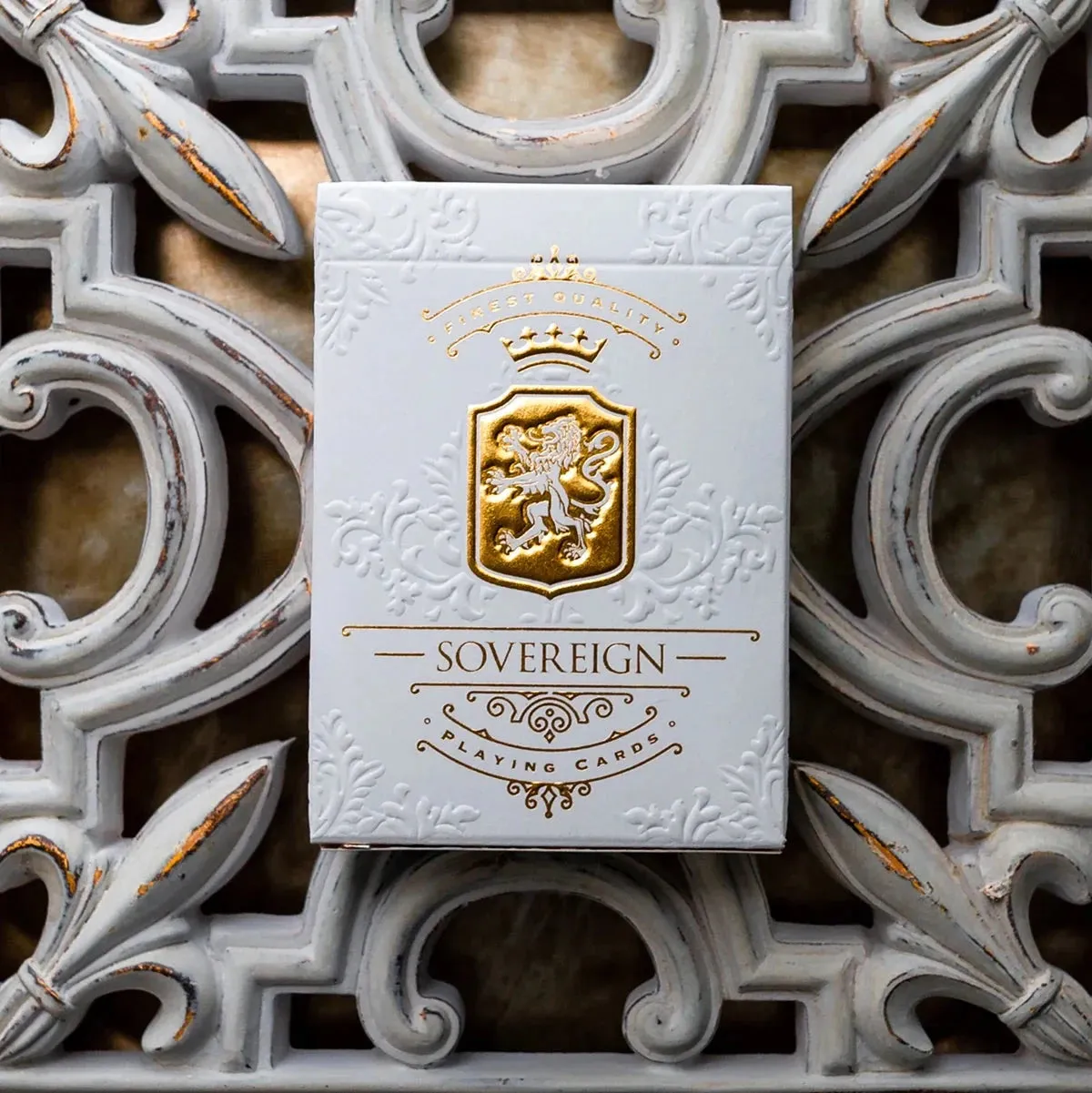 Sovereign Playing Cards Exquisite White