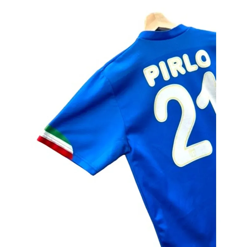 Vintage 1990's Italia Pirlo #21 Soccer Futbol Jersey