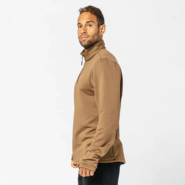 WAFFLE 1/4 ZIP PULLOVER
