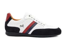 White Striped Sneakers
