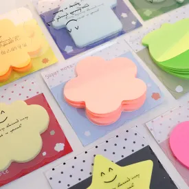 Wholesale Shaped Fluorescent Note Stickers, Cartoon Paper Convenience Stickers