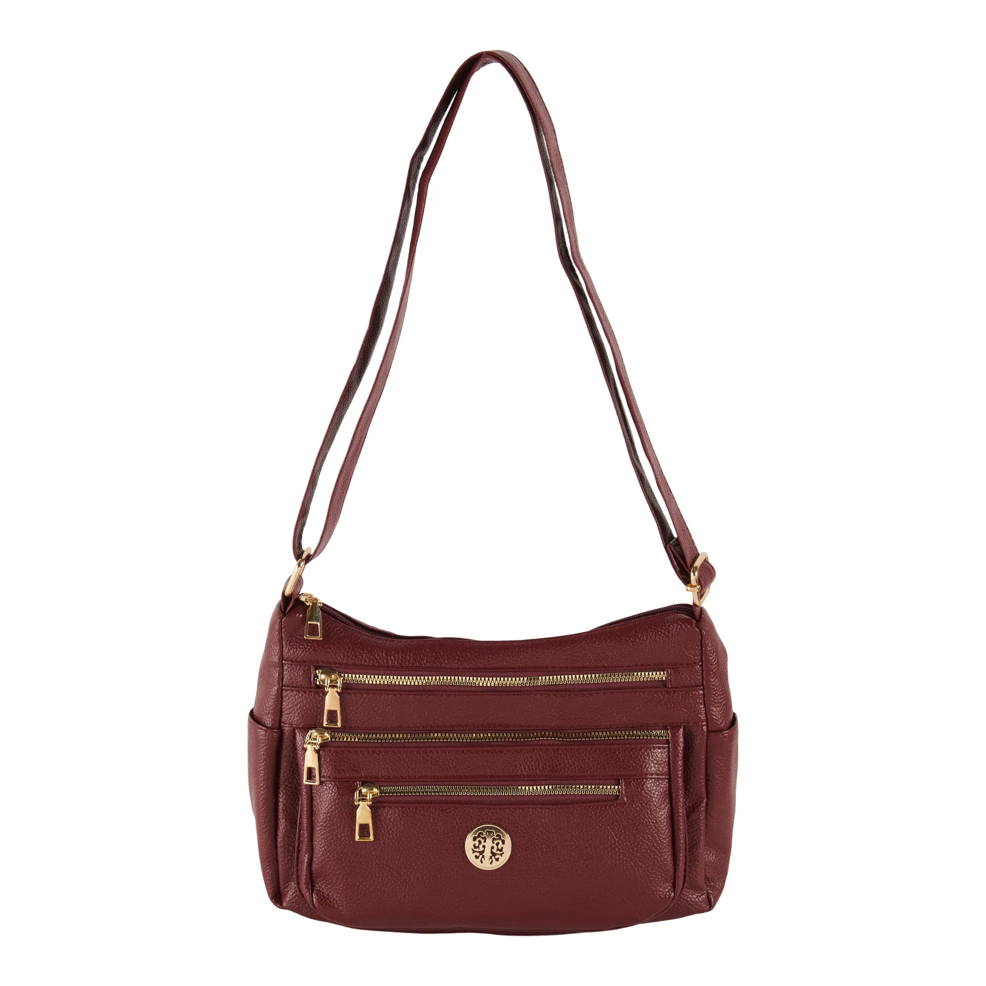 Women's Multi-Compartment Zip Pocket Purse